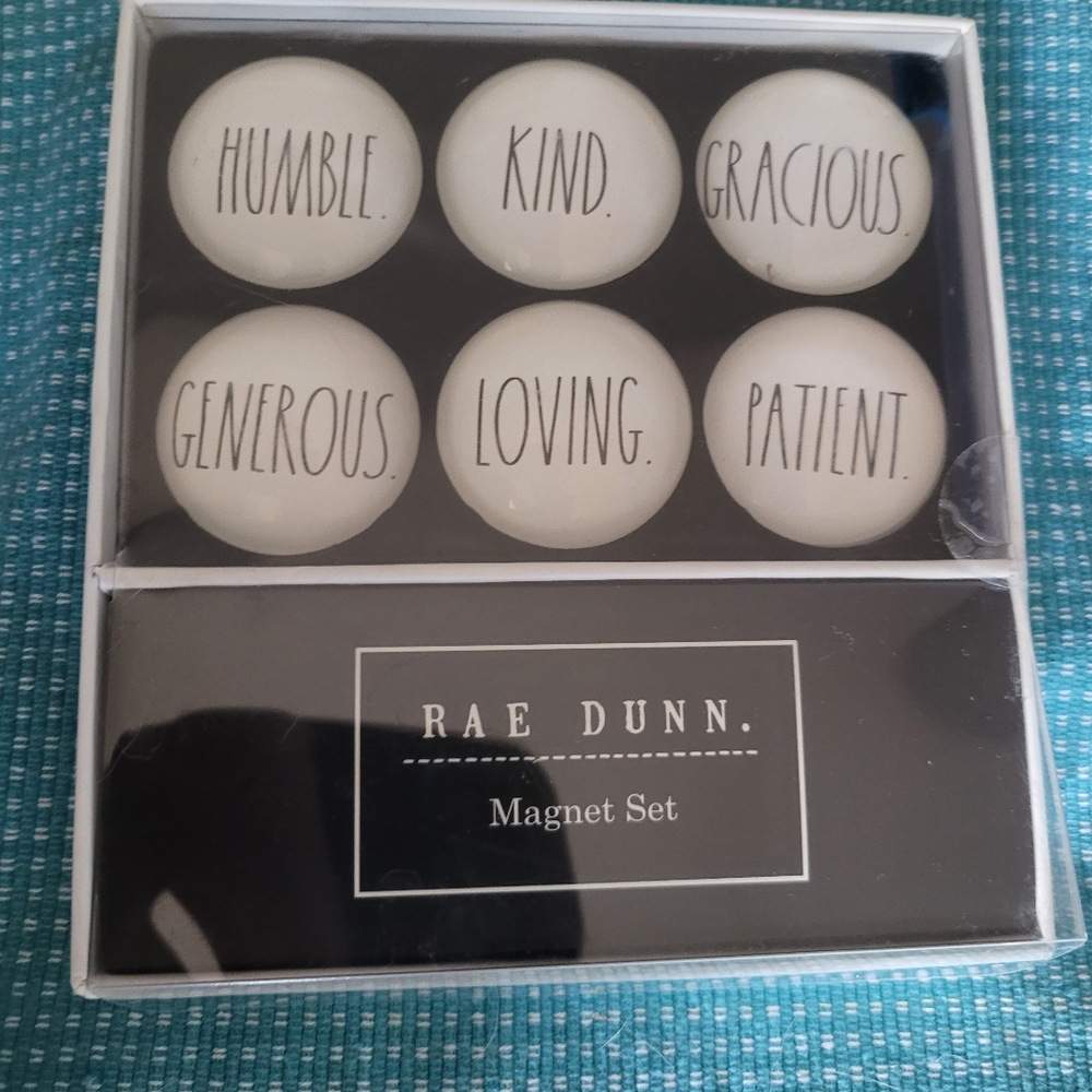 Rae Dunn- set of 6 magnets.